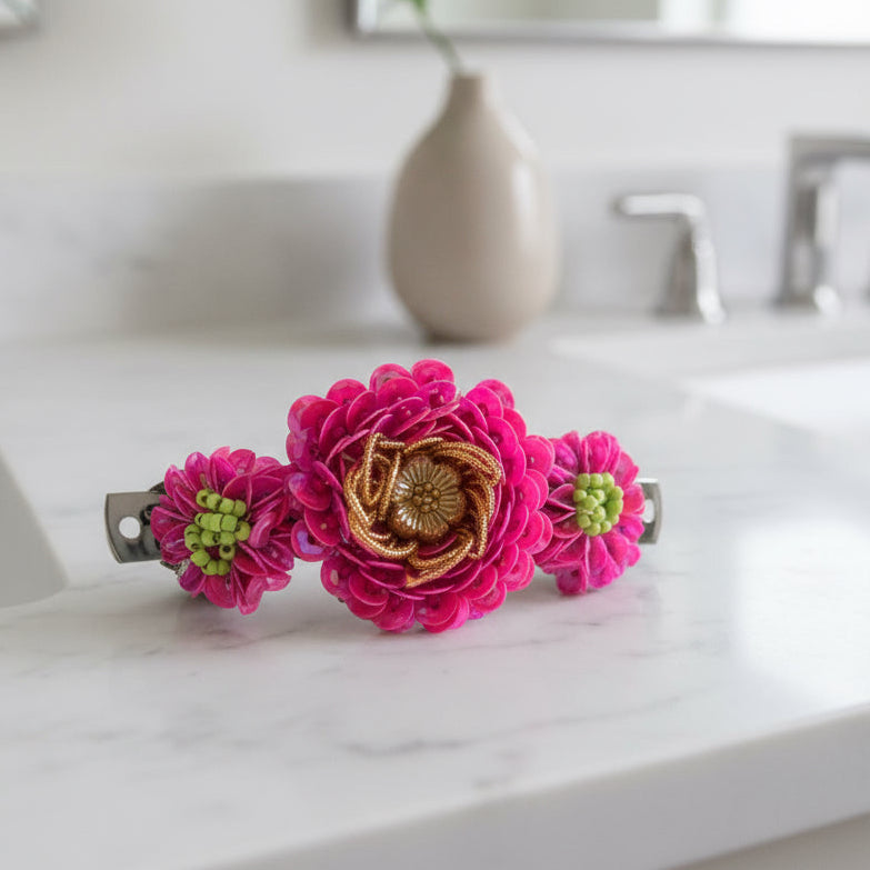 Pink barrette