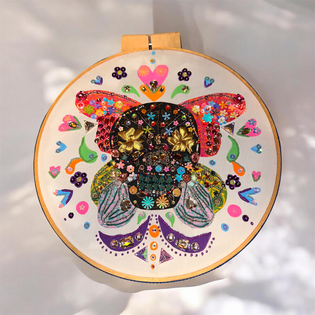 Butterfly skull