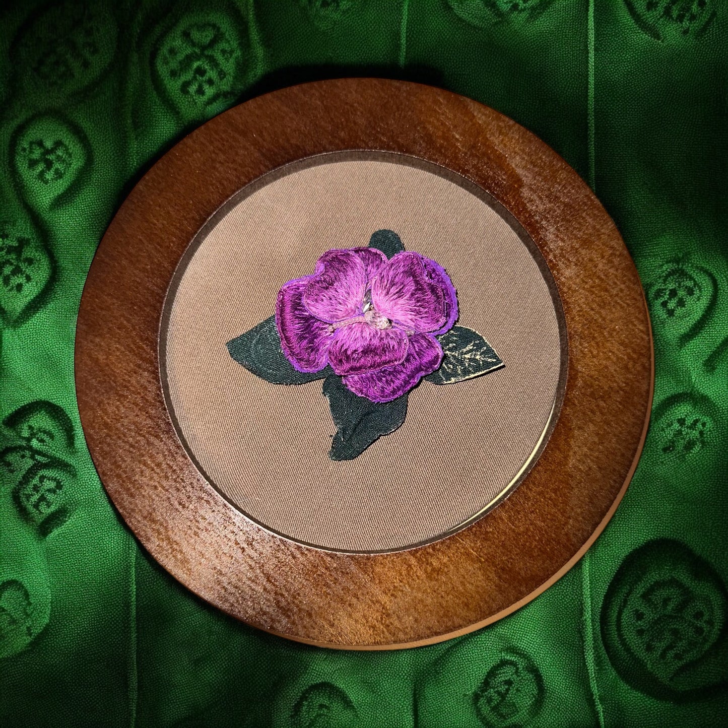 Purple stumpwork