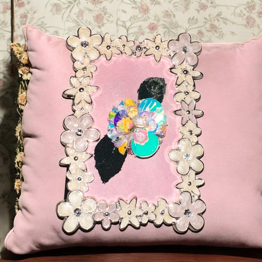 Floral in small floral frame