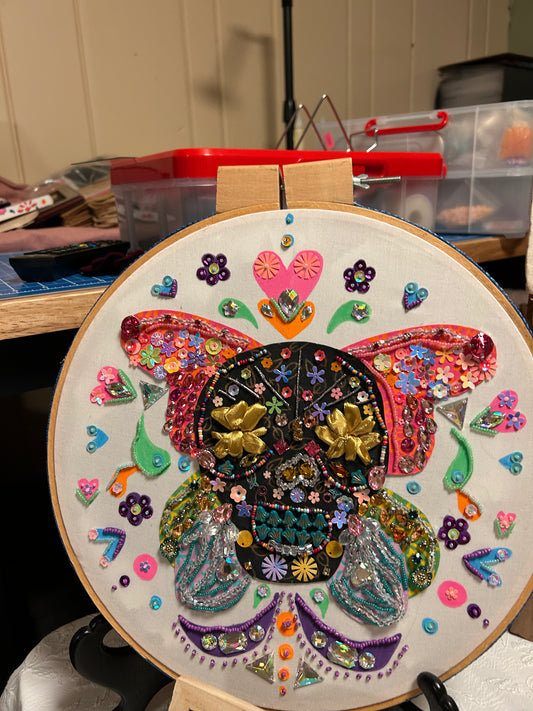 Butterfly skull