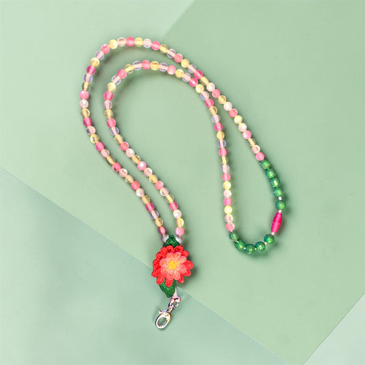 CUSTOM - Lanyard with Embroidered Stumpwork